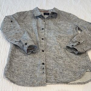 Cactus Boys Black and White Patterned Dress Shirt